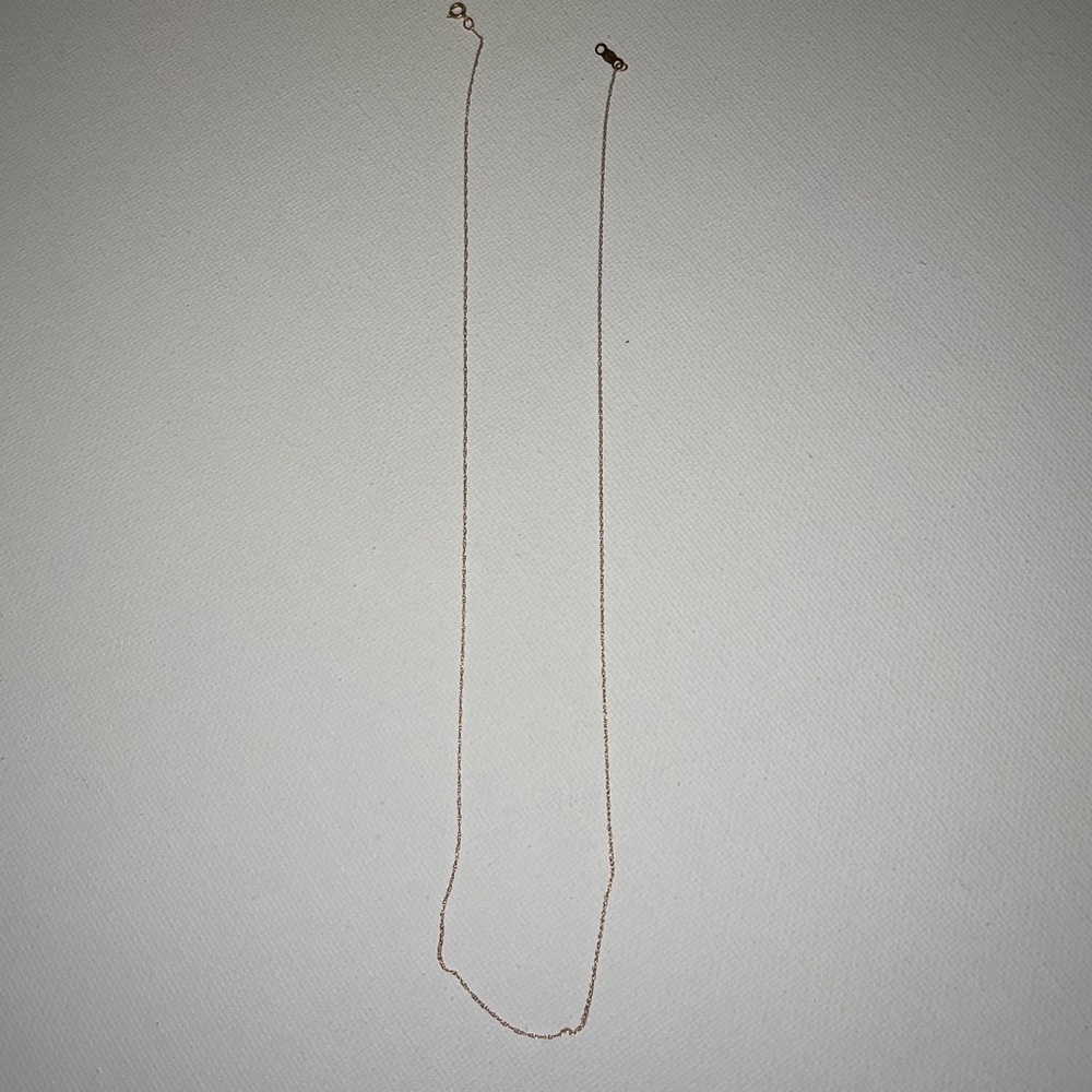 10k gold 18” chain necklace